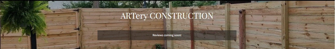 ARTery Construction wood fence background